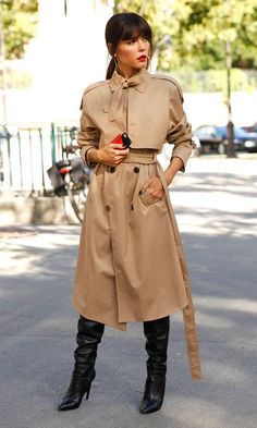 How Do You Wear A Beige Trench Coat 2023