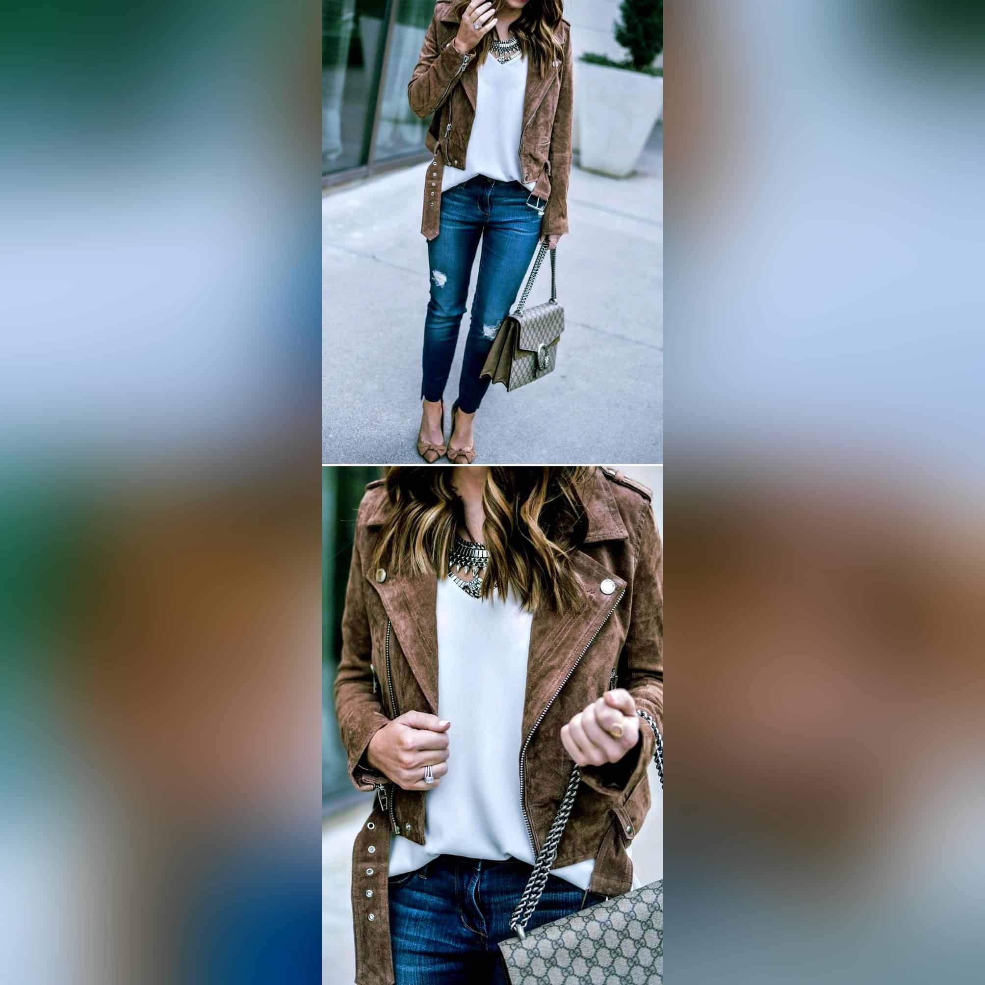 How Do You Style A Suede Moto Jacket 2023