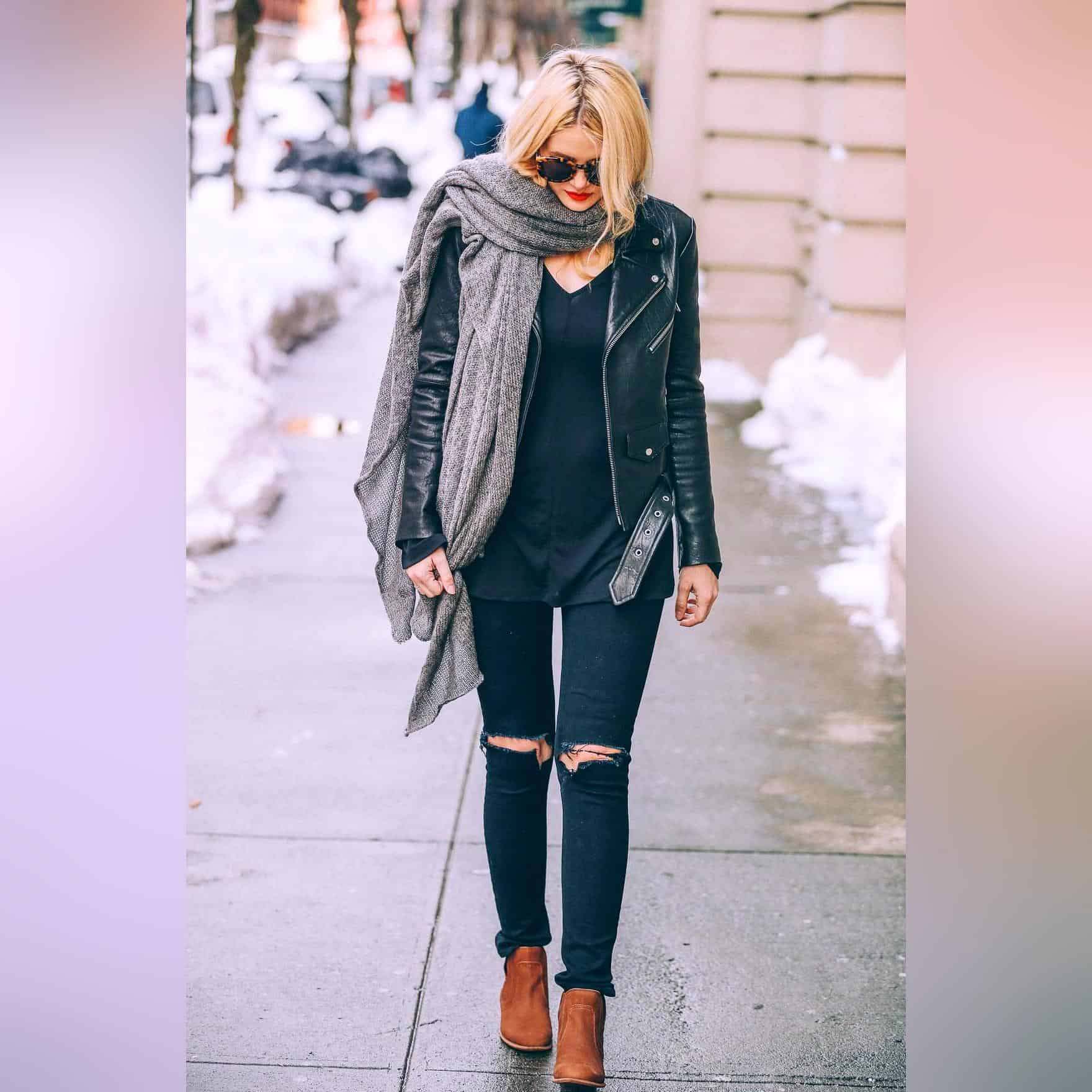 Oversized Leather Jacket Outfit: Effortless Ways to Style 2023