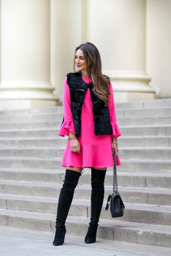 Can You Wear Black Shoes With Pink Dress 2023