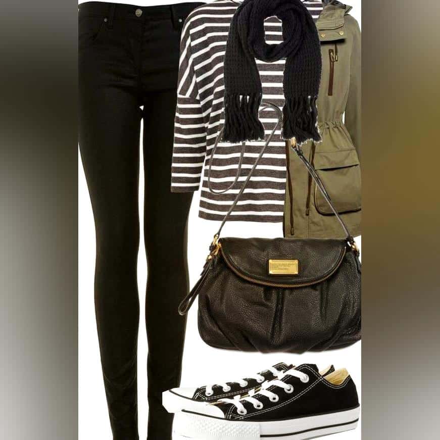 What Can I Wear With A Black And White Striped Shirt 2023