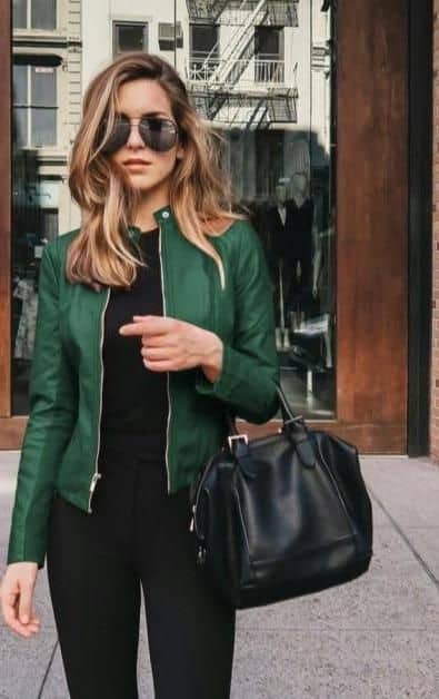 What Can I Wear With A Green Leather Jacket 2023
