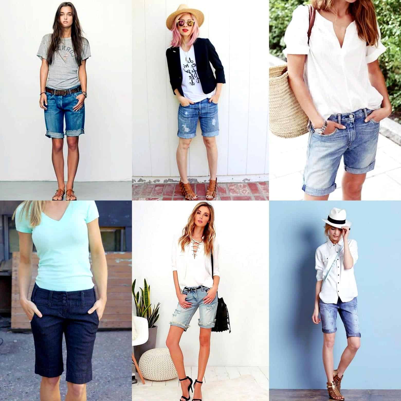 How Do You Wear Knee Length Denim Shorts 2023