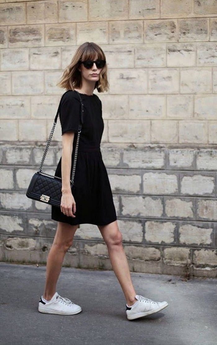 Black Dress White Sneakers: Tips and Outfit Ideas 2023