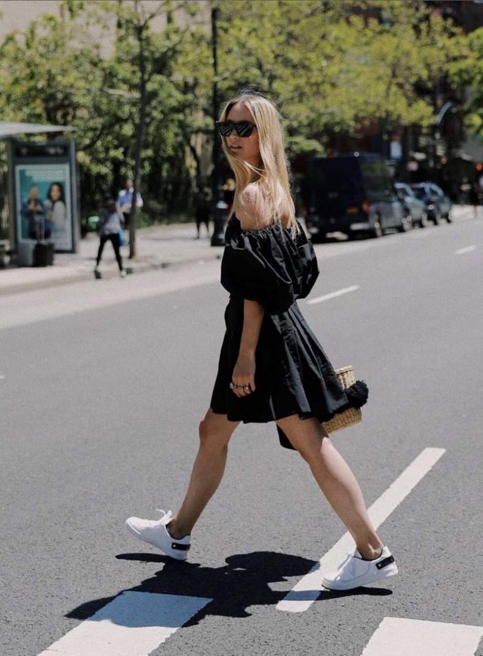 Black Dress White Sneakers: Tips and Outfit Ideas 2023